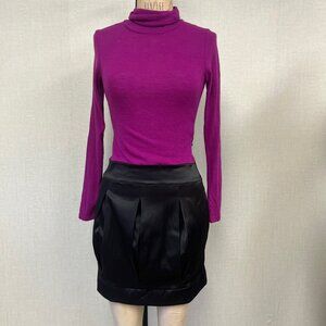 NWOT Retro 60s Inspired Mod Sweater Bubble Mini Skirt Dress with Pockets